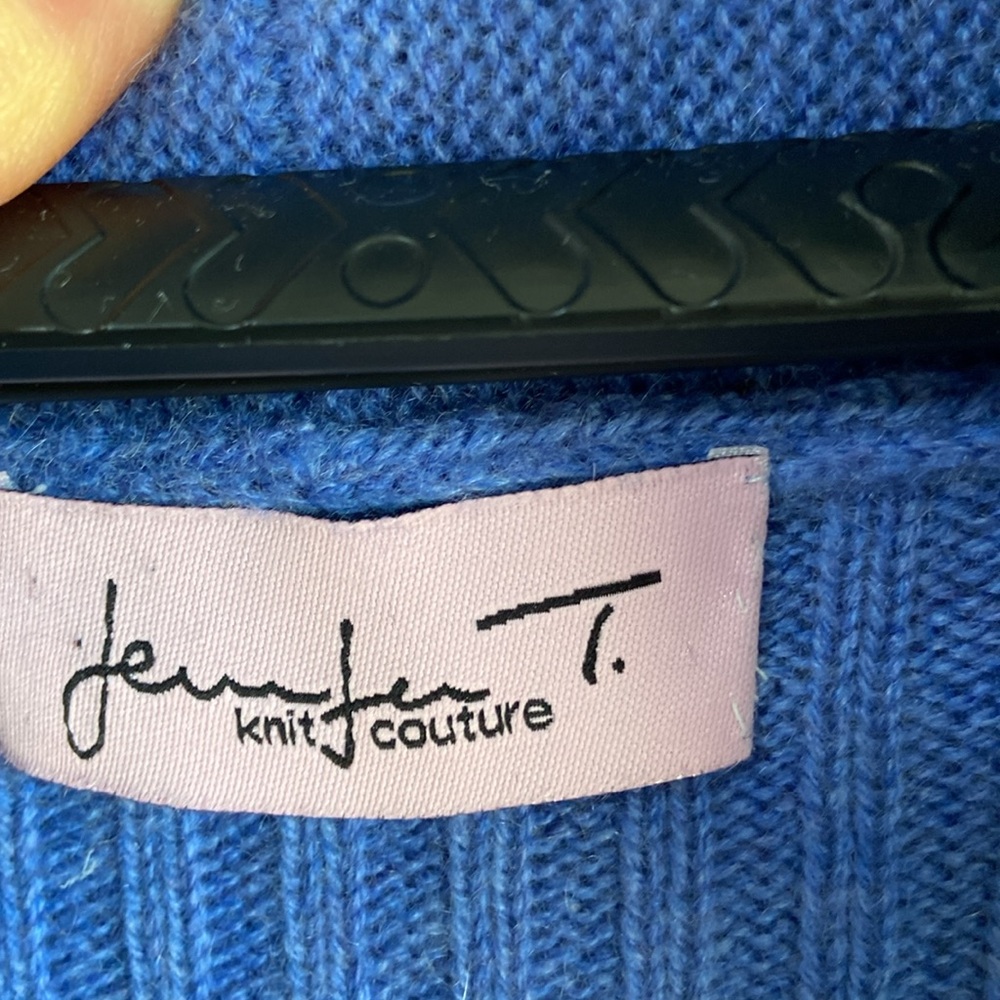 100% Cashmere Lora Piana Yarn Shawl Neck  Sweater Cardigan Made in Italy L - Picture 3 of 11